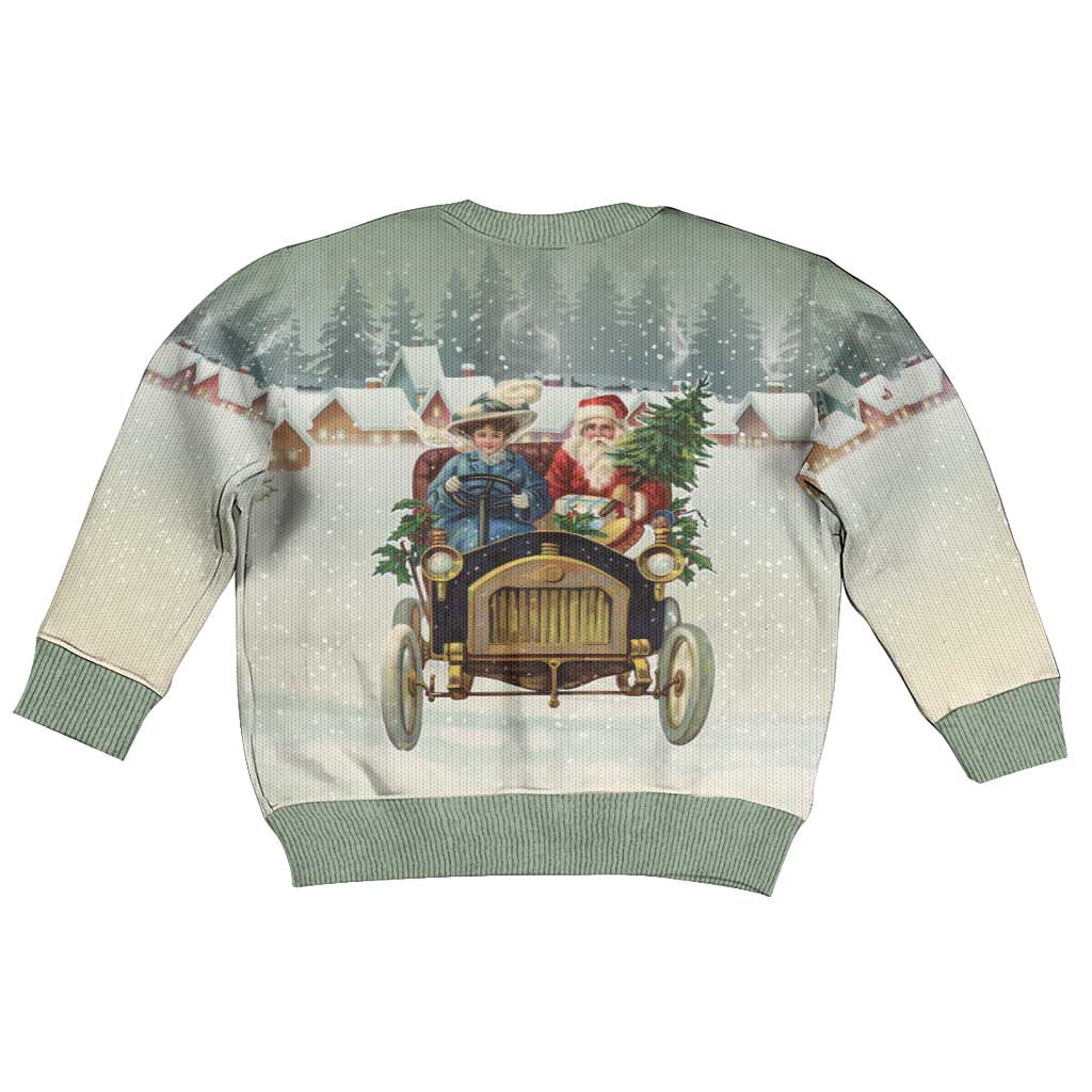 Estonia Christmas Kid Ugly Christmas Sweater Roomsaid Joulupuhi - Wonder Print Shop