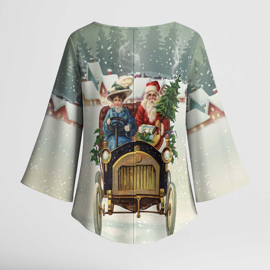 Estonia Christmas Kimono Sleeve Blouse Roomsaid Joulupuhi - Wonder Print Shop