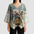 Estonia Christmas Kimono Sleeve Blouse Roomsaid Joulupuhi - Wonder Print Shop