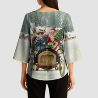 Estonia Christmas Kimono Sleeve Blouse Roomsaid Joulupuhi - Wonder Print Shop