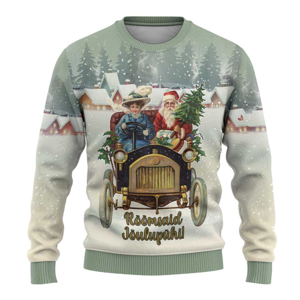 Estonia Christmas Ugly Christmas Sweater Roomsaid Joulupuhi - Wonder Print Shop