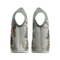 Estonia Christmas Knitted V-Neck Vest Roomsaid Joulupuhi - Wonder Print Shop