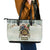 Estonia Christmas Leather Tote Bag Roomsaid Joulupuhi - Wonder Print Shop