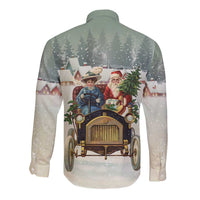 Estonia Christmas Long Sleeve Button Shirt Roomsaid Joulupuhi - Wonder Print Shop