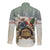Estonia Christmas Long Sleeve Button Shirt Roomsaid Joulupuhi - Wonder Print Shop