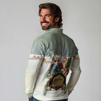 Estonia Christmas Long Sleeve Polo Shirt Roomsaid Joulupuhi - Wonder Print Shop
