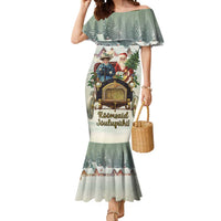 Estonia Christmas Mermaid Dress Roomsaid Joulupuhi - Wonder Print Shop