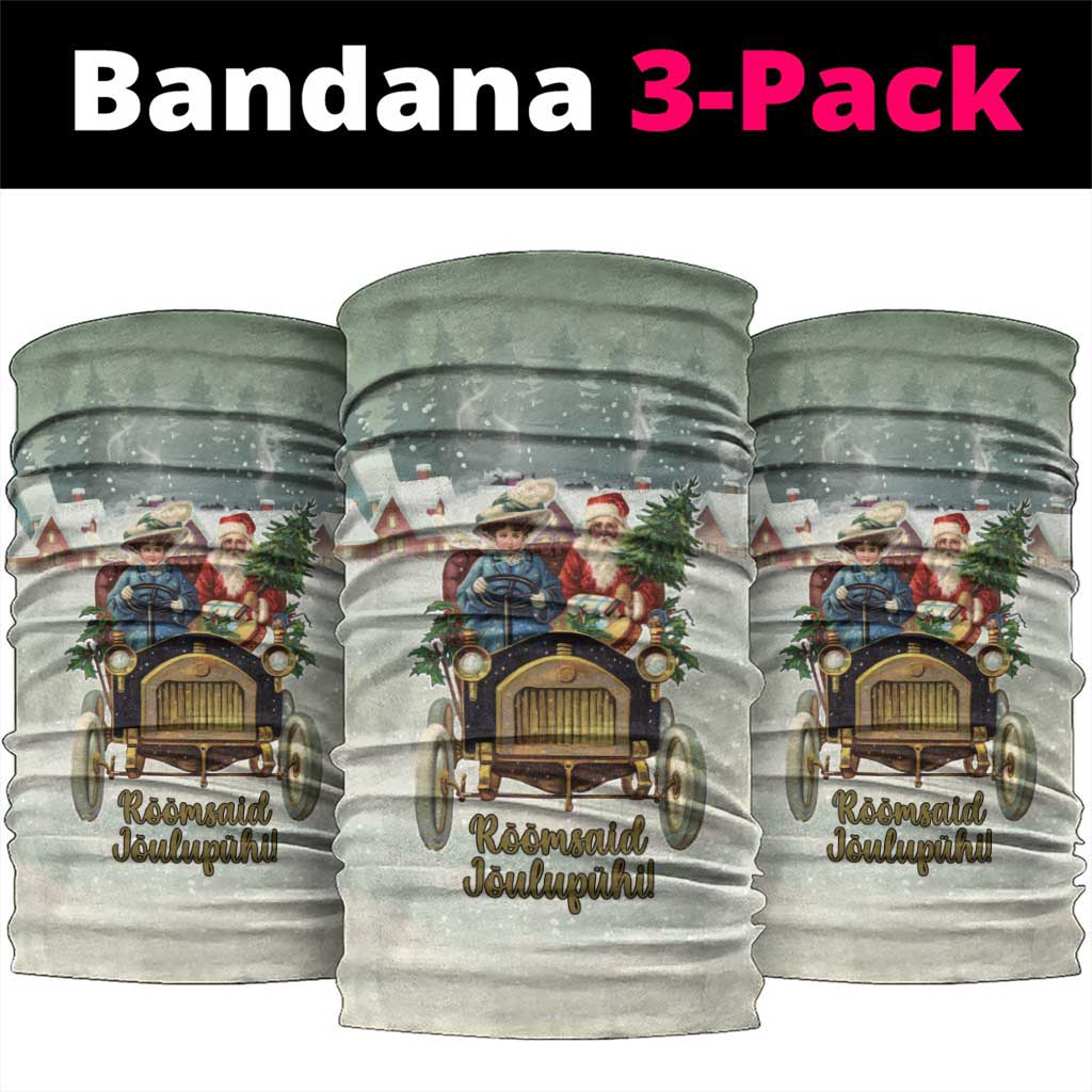 Estonia Christmas Neck Gaiter Roomsaid Joulupuhi - Wonder Print Shop