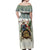 Estonia Christmas Off Shoulder Maxi Dress Roomsaid Joulupuhi - Wonder Print Shop
