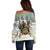 Estonia Christmas Off Shoulder Sweater Roomsaid Joulupuhi - Wonder Print Shop