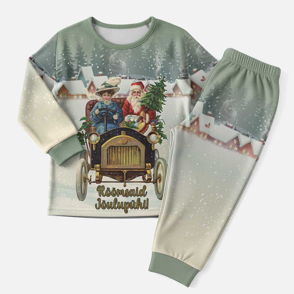 Estonia Christmas Pajama Set Roomsaid Joulupuhi - Wonder Print Shop