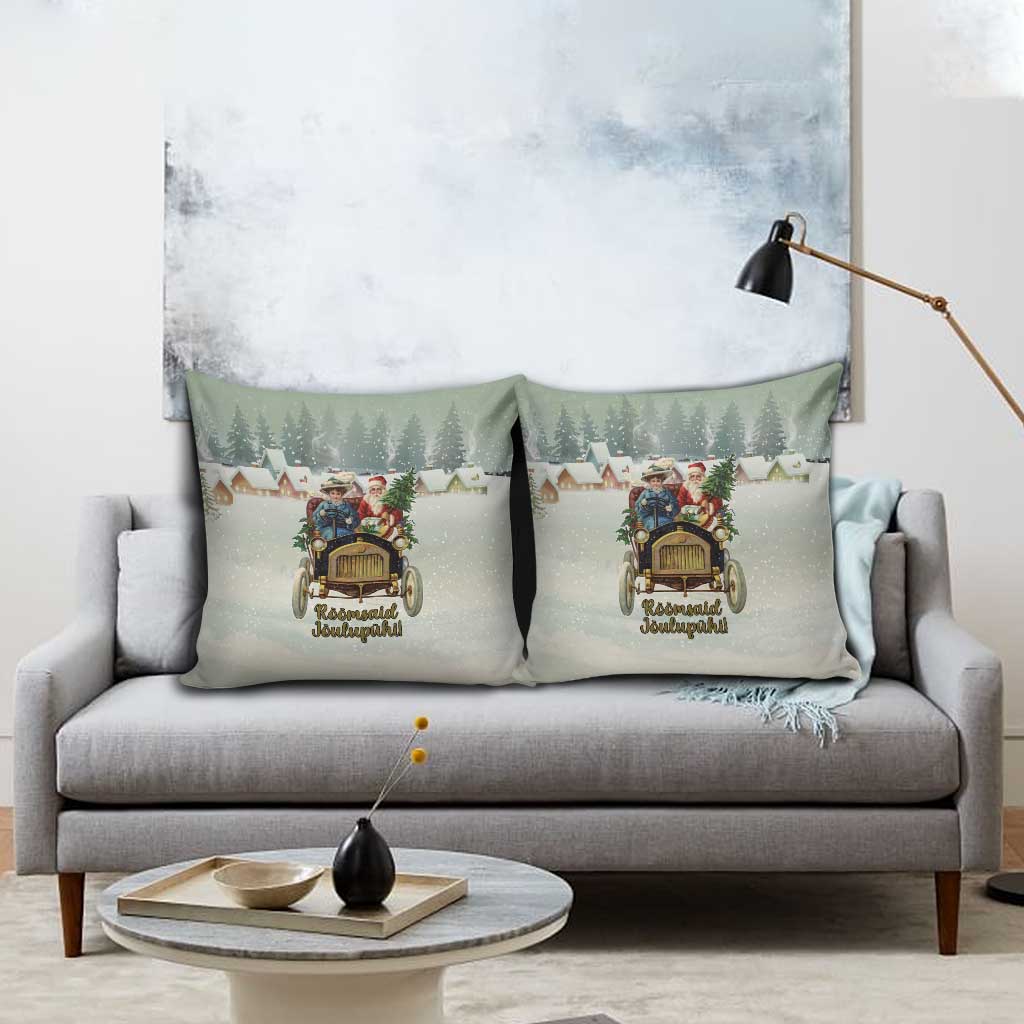 Estonia Christmas Pillow Cover Roomsaid Joulupuhi - Wonder Print Shop