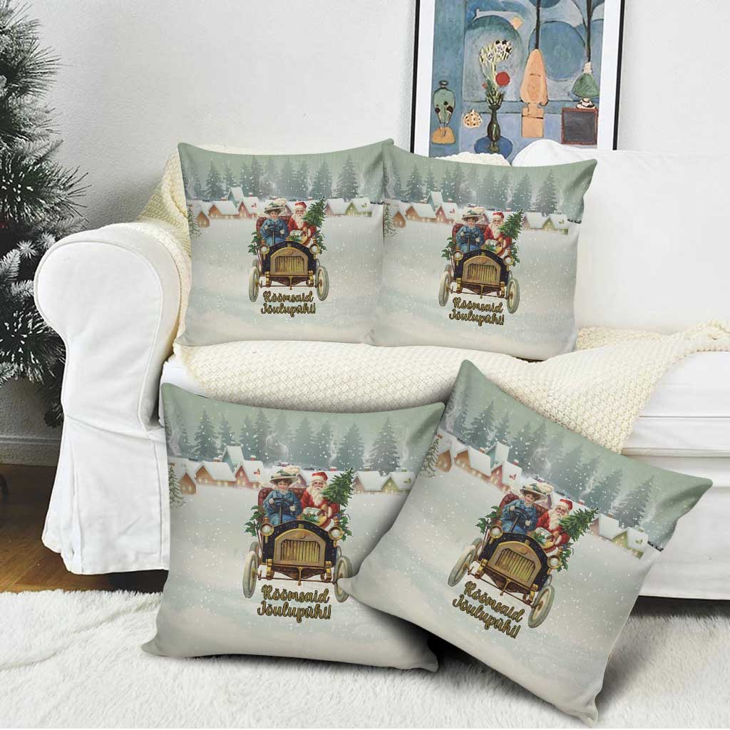 Estonia Christmas Pillow Cover Roomsaid Joulupuhi - Wonder Print Shop
