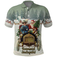Estonia Christmas Polo Shirt Roomsaid Joulupuhi - Wonder Print Shop
