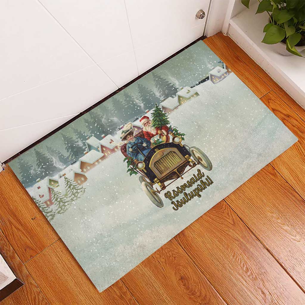Estonia Christmas Rubber Doormat Roomsaid Joulupuhi - Wonder Print Shop