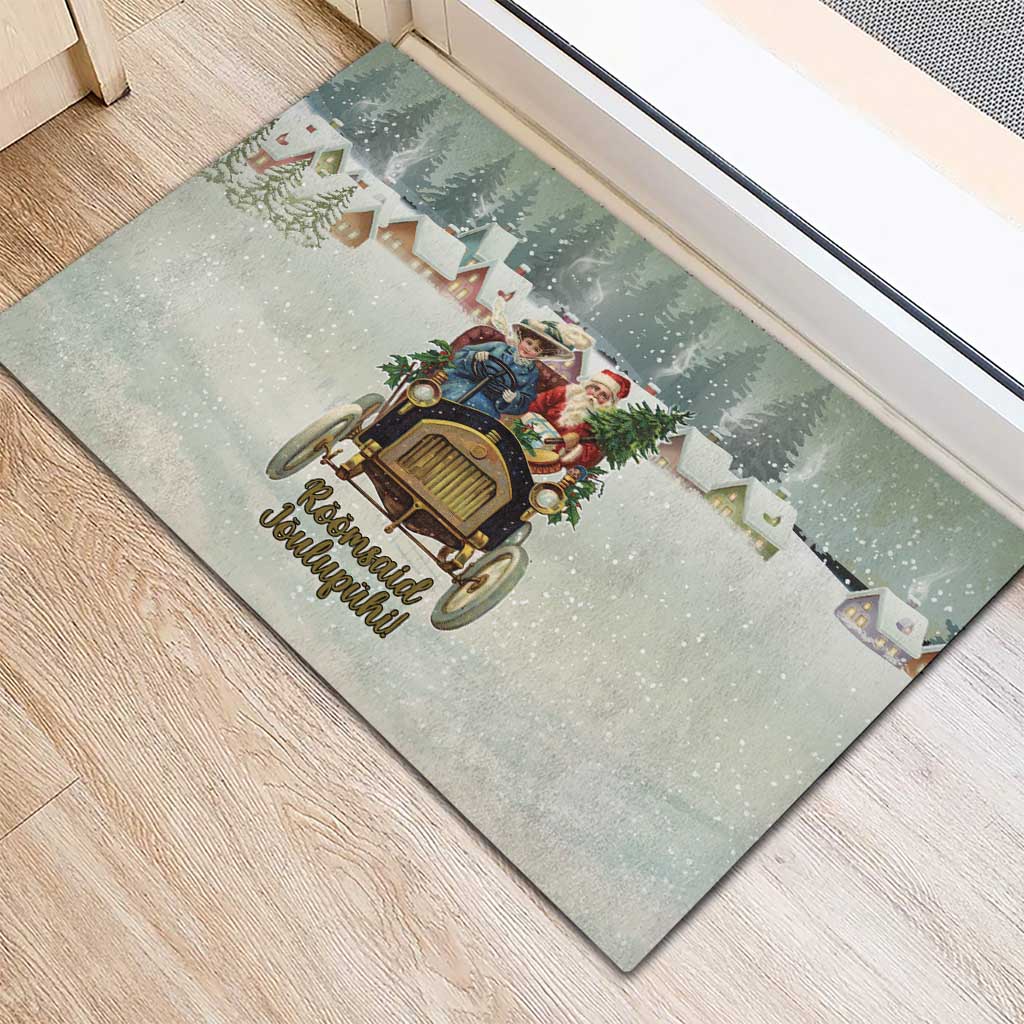 Estonia Christmas Rubber Doormat Roomsaid Joulupuhi - Wonder Print Shop