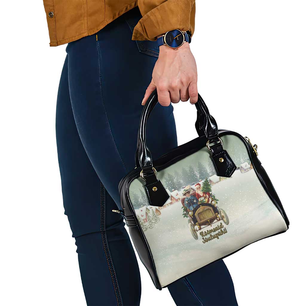 Estonia Christmas Shoulder Handbag Roomsaid Joulupuhi - Wonder Print Shop