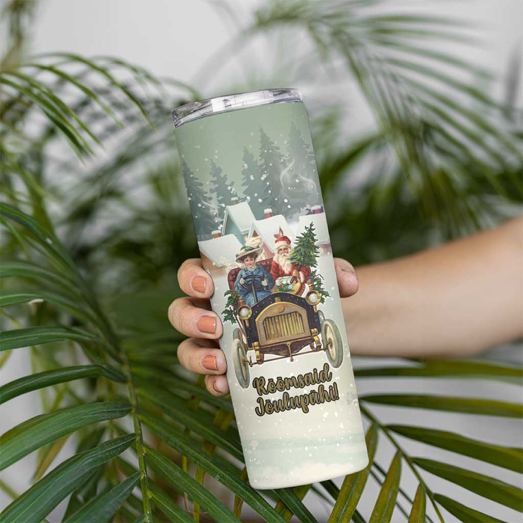 Estonia Christmas Skinny Tumbler Roomsaid Joulupuhi - Wonder Print Shop