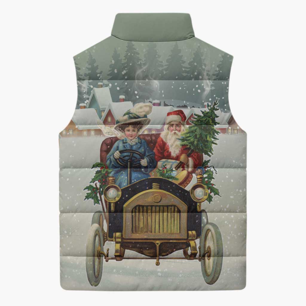 Estonia Christmas Sleeveless Puffer Jacket Roomsaid Joulupuhi - Wonder Print Shop