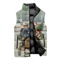 Estonia Christmas Sleeveless Puffer Jacket Roomsaid Joulupuhi - Wonder Print Shop
