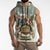 Estonia Christmas Sleeveless Zip Hoodie Roomsaid Joulupuhi - Wonder Print Shop