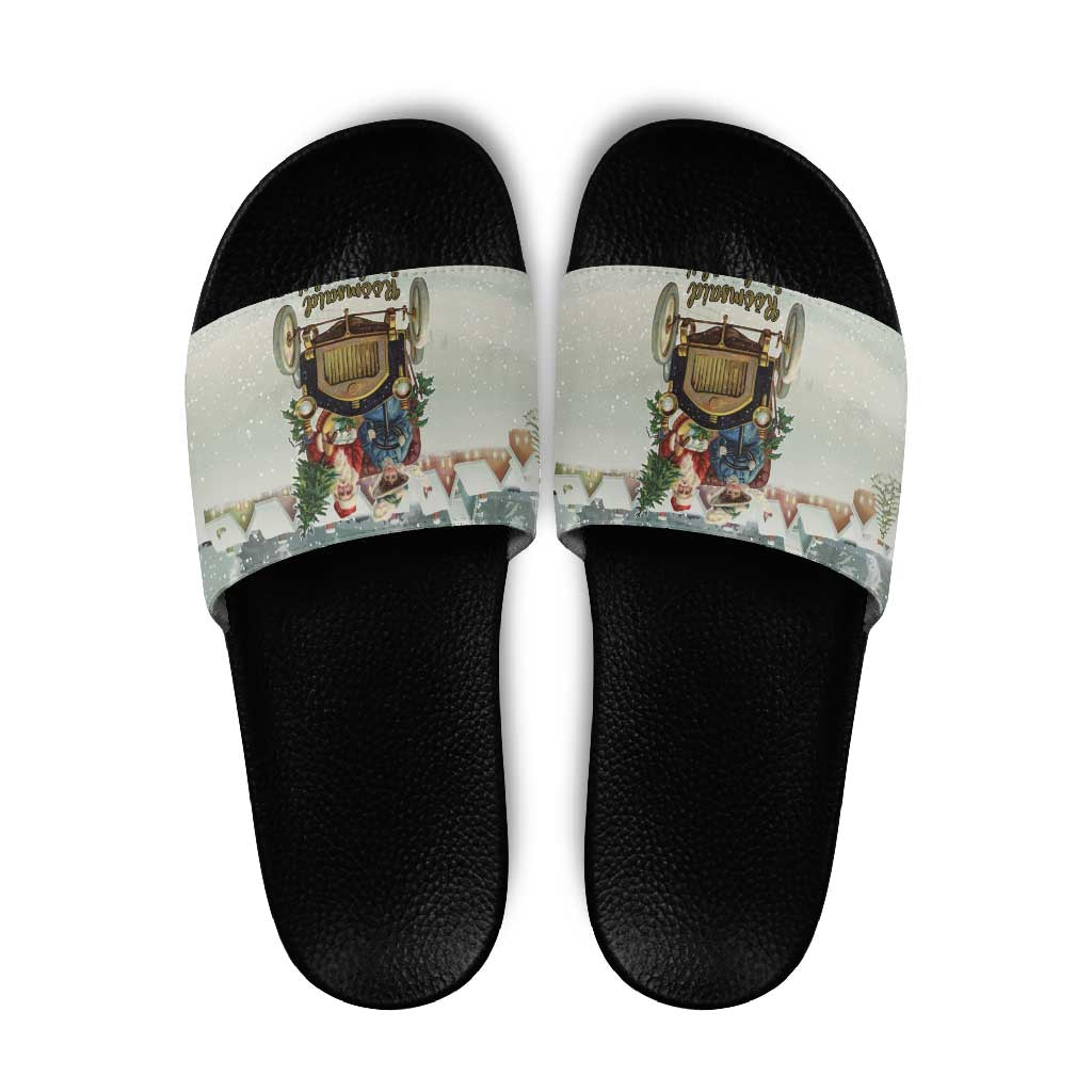Estonia Christmas Slide Sandals Roomsaid Joulupuhi - Wonder Print Shop