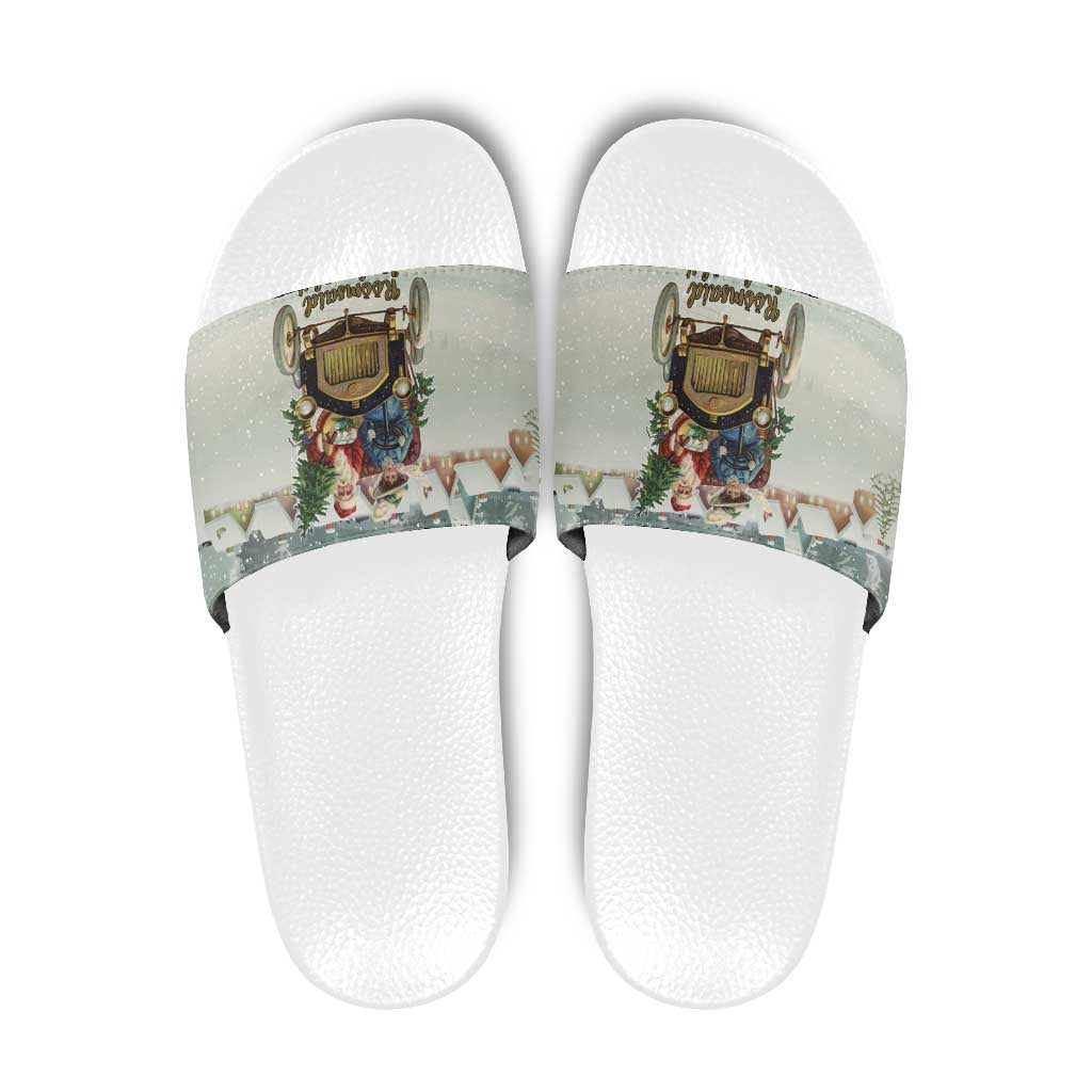 Estonia Christmas Slide Sandals Roomsaid Joulupuhi - Wonder Print Shop