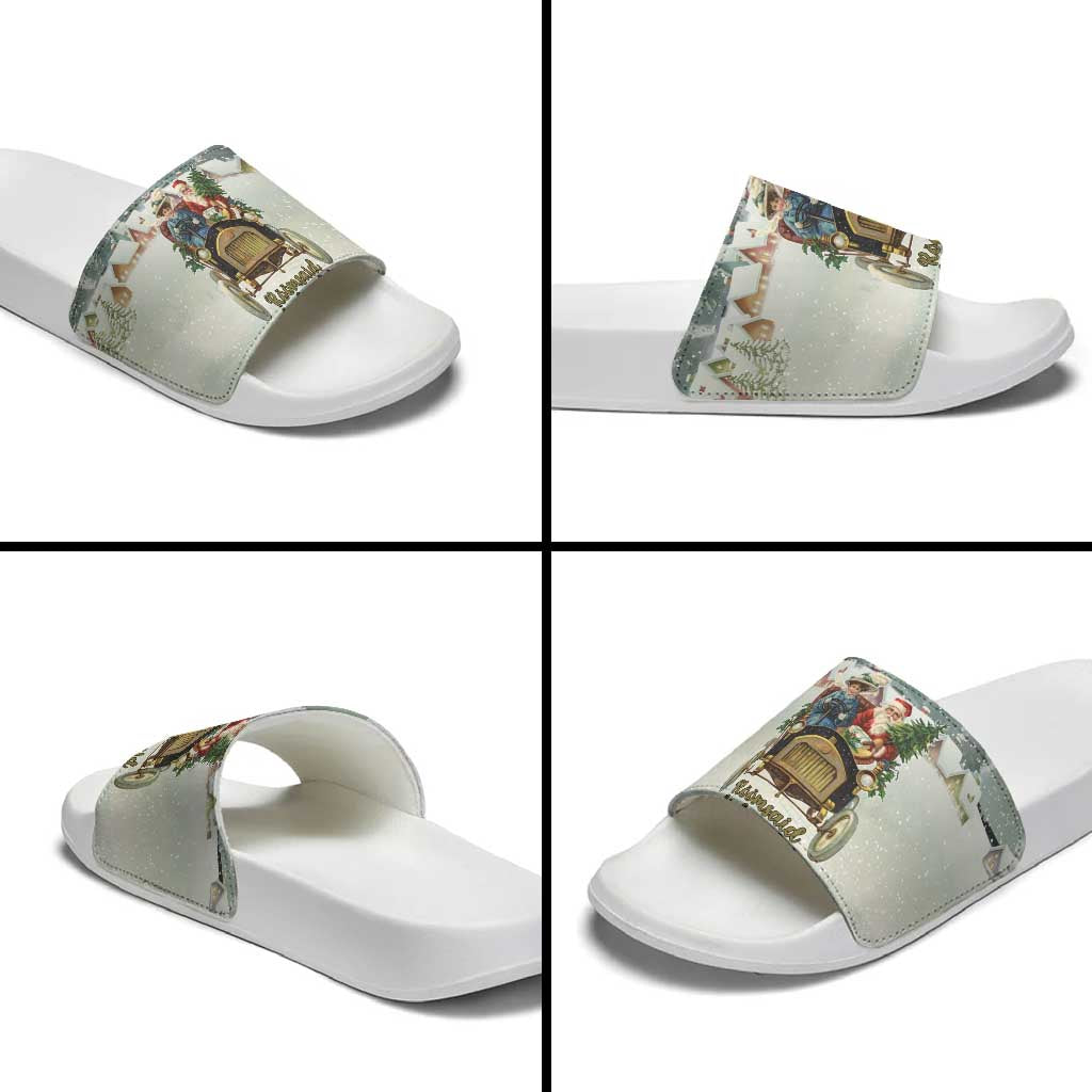 Estonia Christmas Slide Sandals Roomsaid Joulupuhi - Wonder Print Shop