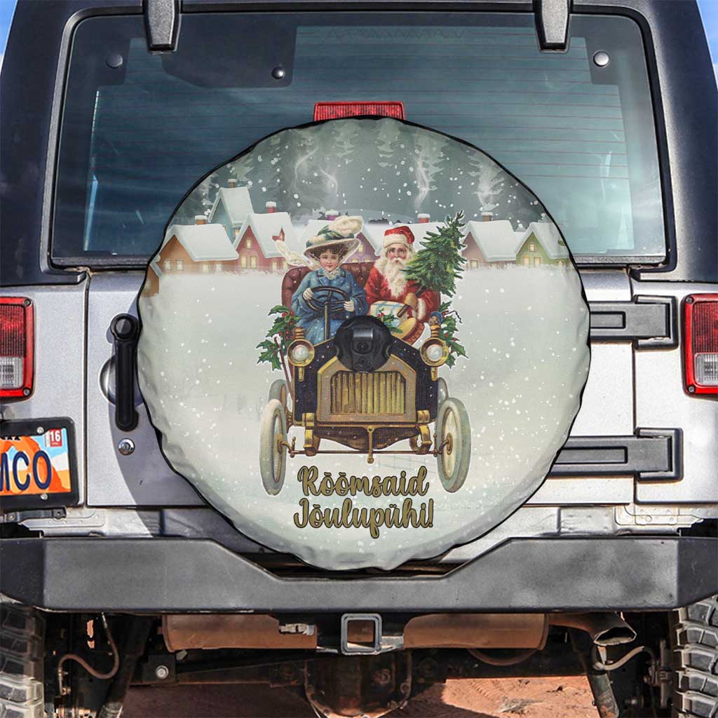 Estonia Christmas Spare Tire Cover Roomsaid Joulupuhi - Wonder Print Shop