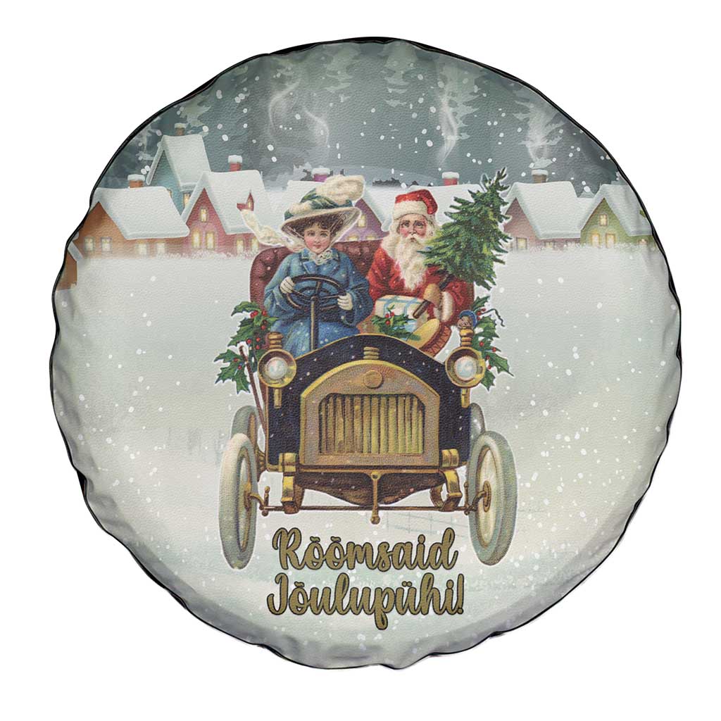 Estonia Christmas Spare Tire Cover Roomsaid Joulupuhi - Wonder Print Shop