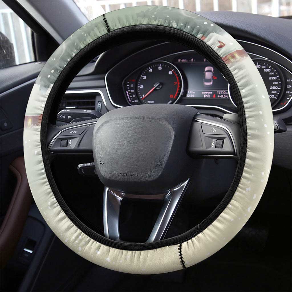 Estonia Christmas Steering Wheel Cover Roomsaid Joulupuhi - Wonder Print Shop