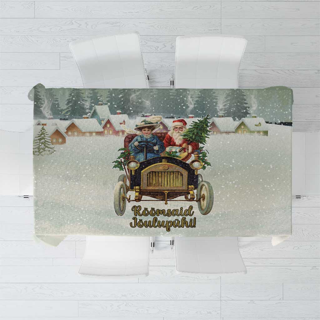 Estonia Christmas Tablecloth Roomsaid Joulupuhi - Wonder Print Shop