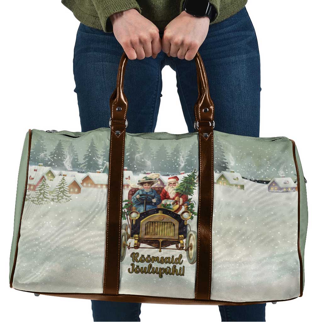 Estonia Christmas Travel Bag Roomsaid Joulupuhi - Wonder Print Shop