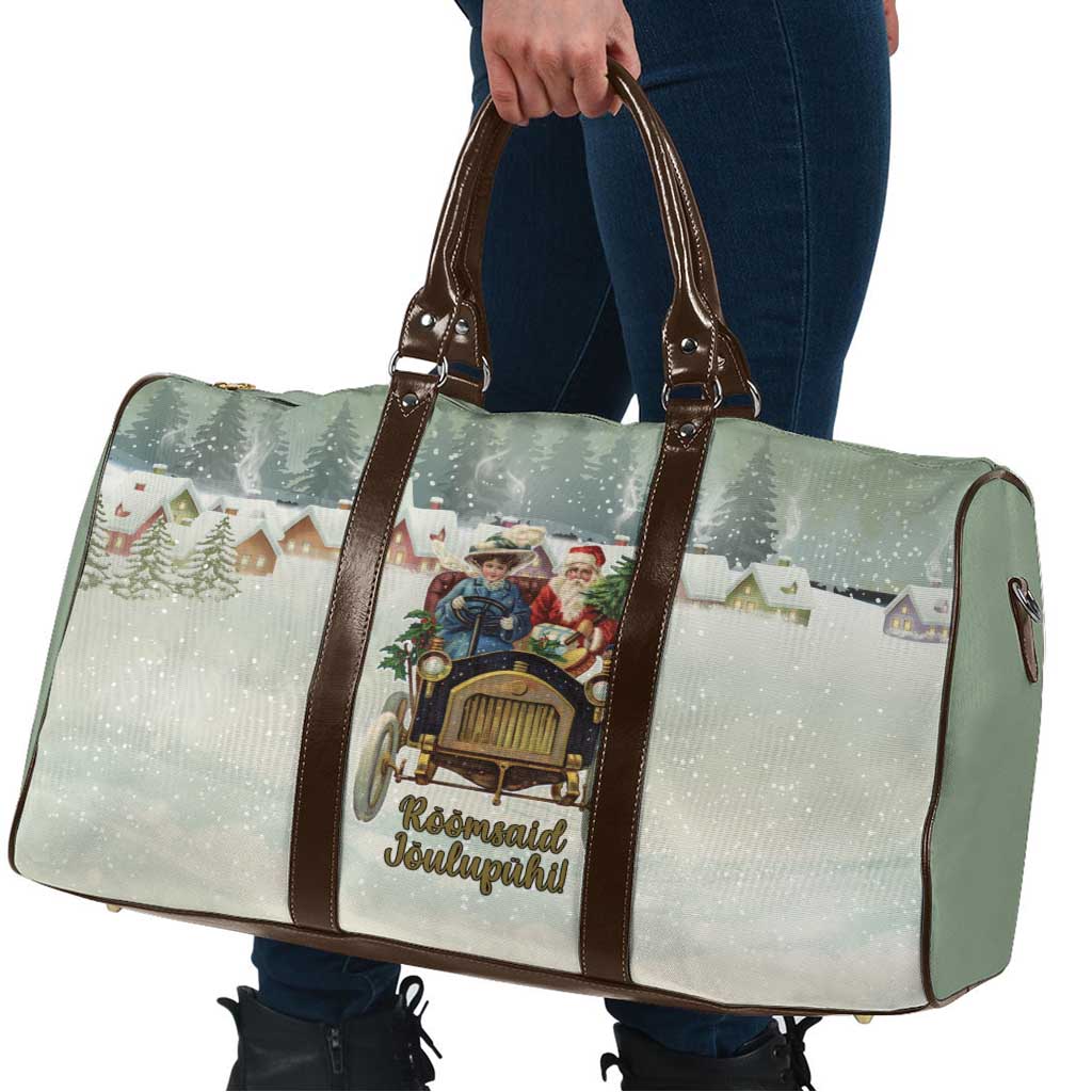 Estonia Christmas Travel Bag Roomsaid Joulupuhi - Wonder Print Shop