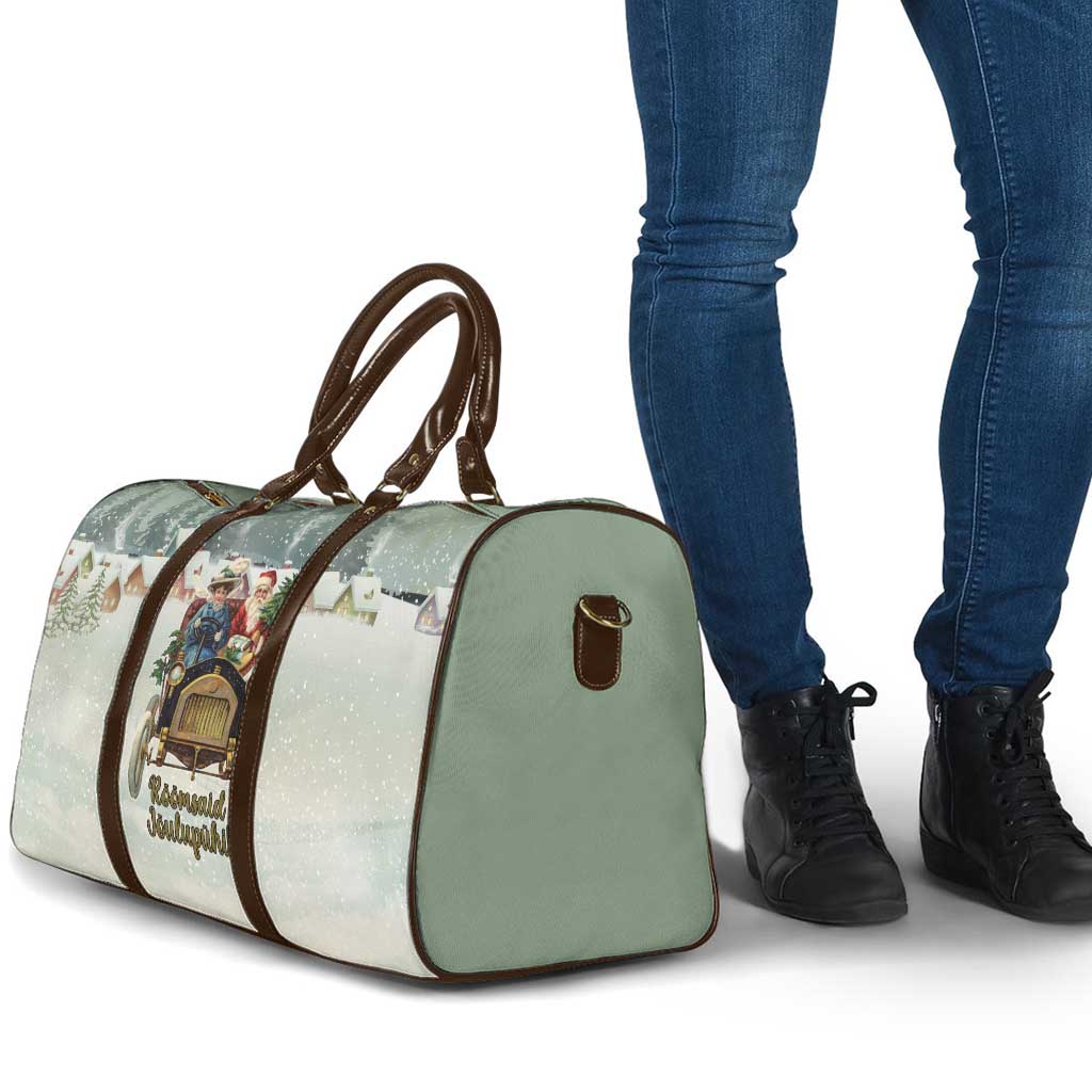 Estonia Christmas Travel Bag Roomsaid Joulupuhi - Wonder Print Shop