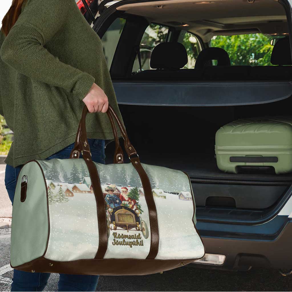 Estonia Christmas Travel Bag Roomsaid Joulupuhi - Wonder Print Shop