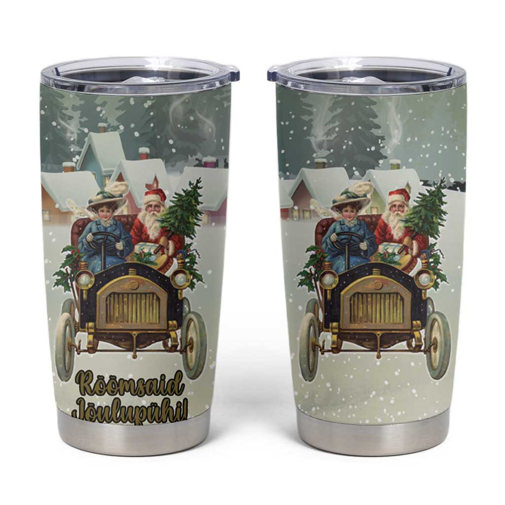 Estonia Christmas Tumbler Cup Roomsaid Joulupuhi - Wonder Print Shop