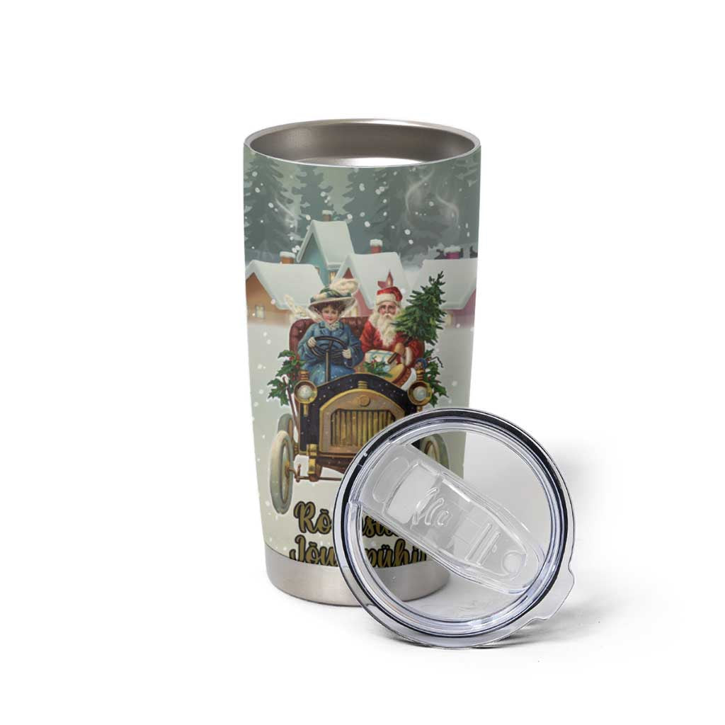 Estonia Christmas Tumbler Cup Roomsaid Joulupuhi - Wonder Print Shop