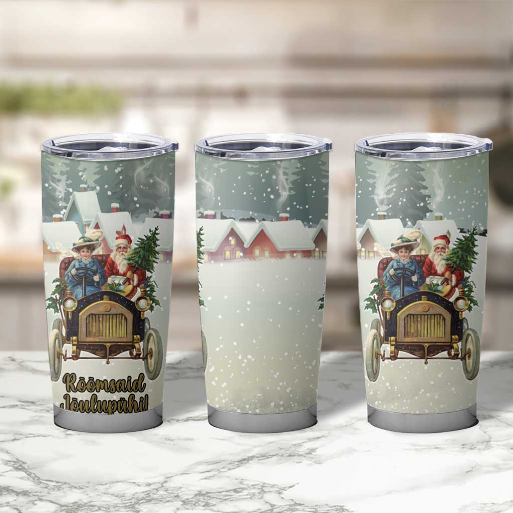 Estonia Christmas Tumbler Cup Roomsaid Joulupuhi - Wonder Print Shop