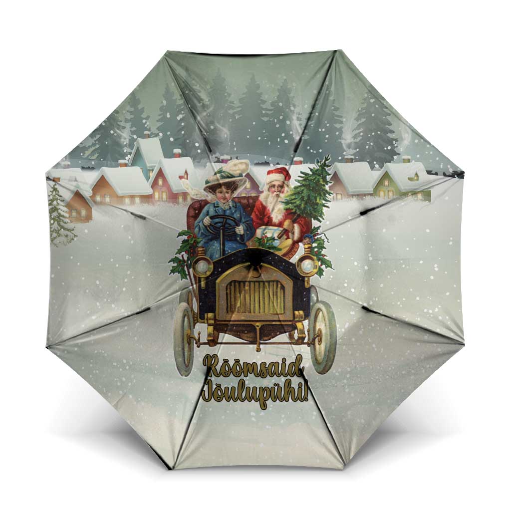 Estonia Christmas Umbrella Roomsaid Joulupuhi - Wonder Print Shop