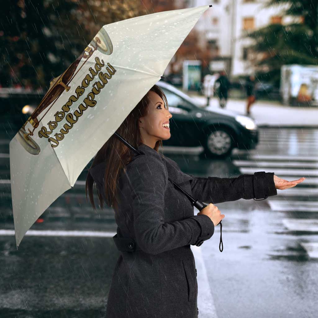 Estonia Christmas Umbrella Roomsaid Joulupuhi - Wonder Print Shop