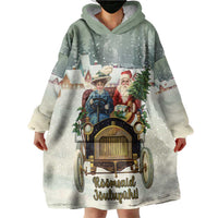 Estonia Christmas Wearable Blanket Hoodie Roomsaid Joulupuhi - Wonder Print Shop