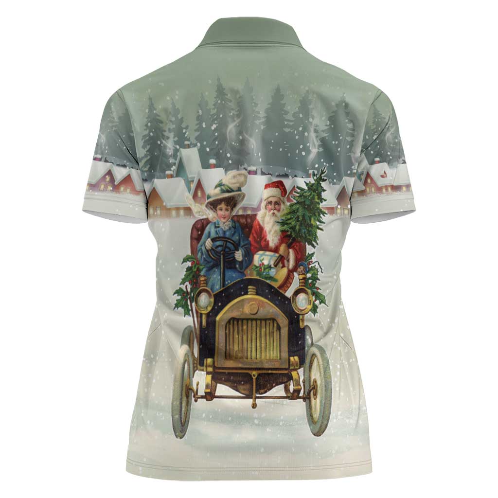 Estonia Christmas Women Polo Shirt Roomsaid Joulupuhi - Wonder Print Shop