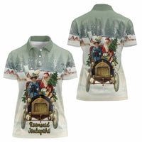 Estonia Christmas Women Polo Shirt Roomsaid Joulupuhi - Wonder Print Shop