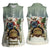 Estonia Christmas Women Sleeveless Polo Shirt Roomsaid Joulupuhi - Wonder Print Shop