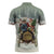 Estonia Christmas Zipper Polo Shirt Roomsaid Joulupuhi - Wonder Print Shop