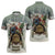 Estonia Christmas Zipper Polo Shirt Roomsaid Joulupuhi - Wonder Print Shop