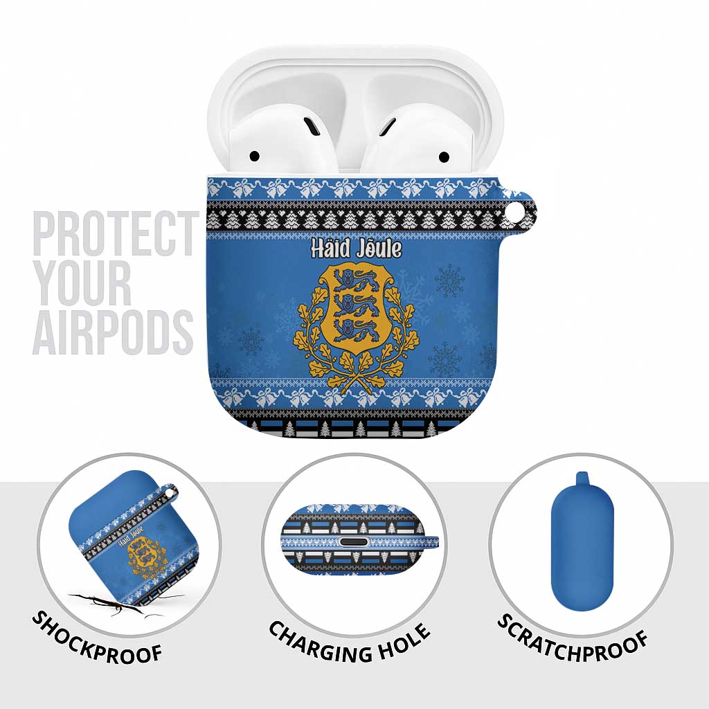 Estonia Christmas AirPods Case Coat Of Arms Haid Joule - Wonder Print Shop