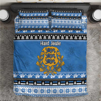 Estonia Christmas Bedding Set Coat Of Arms Haid Joule - Wonder Print Shop