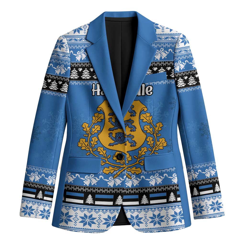 Estonia Christmas Blazer Coat Of Arms Haid Joule - Wonder Print Shop
